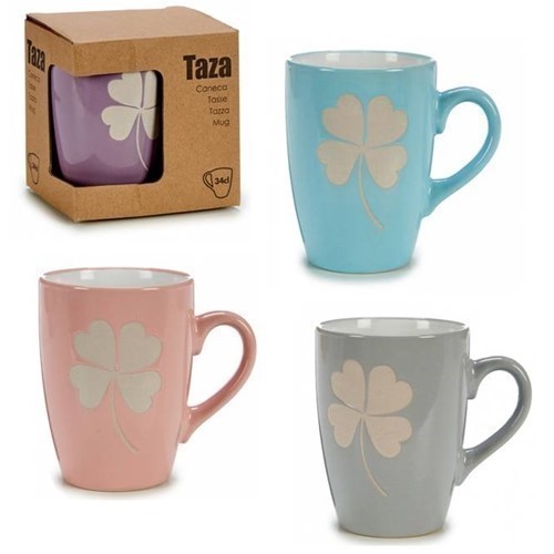 MUG TREBOL COLORES SURTIDOS 34CL